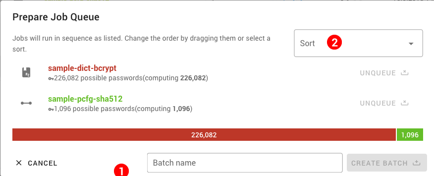 Job queue