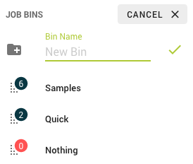 Bins